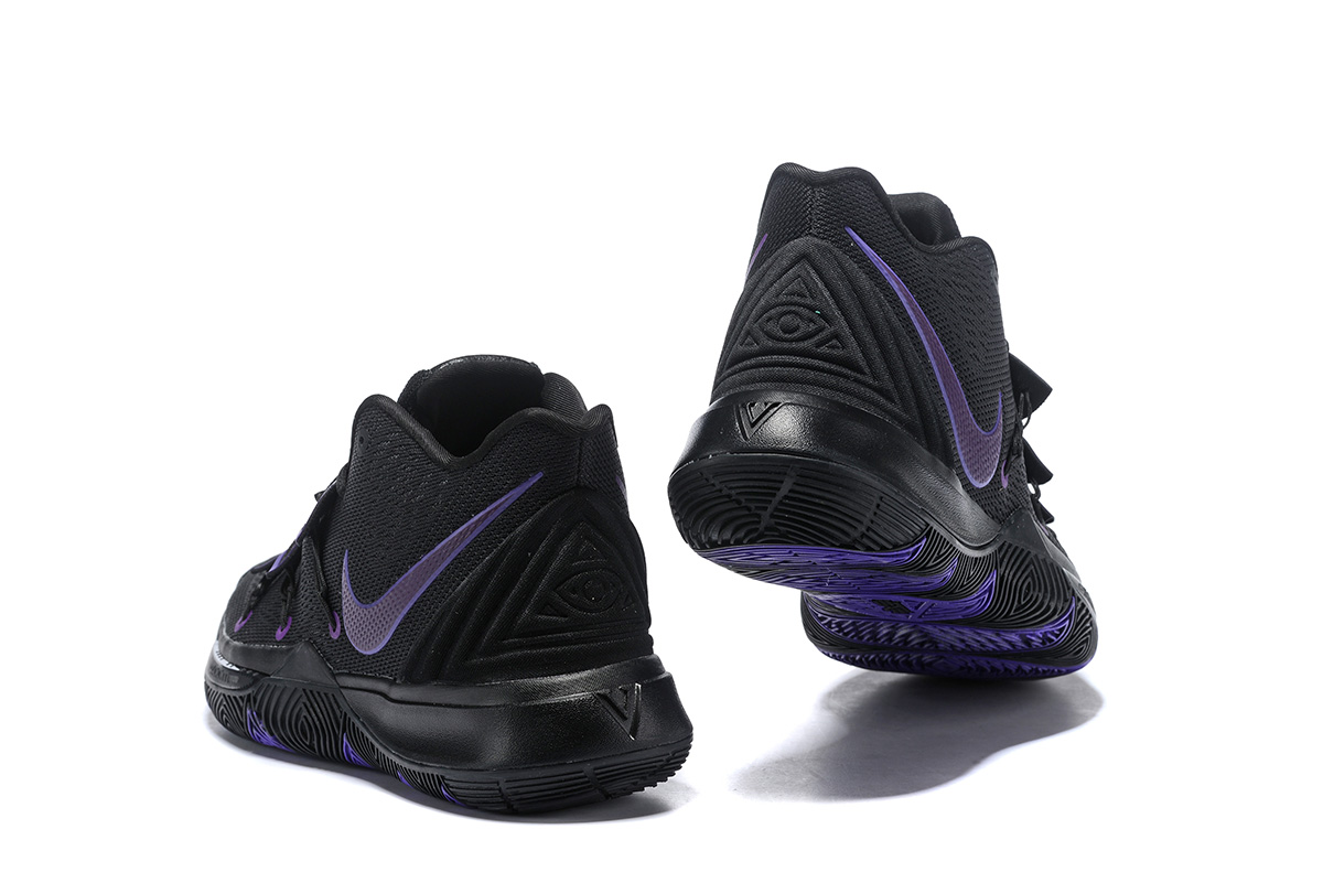 kyrie 5 purple and black