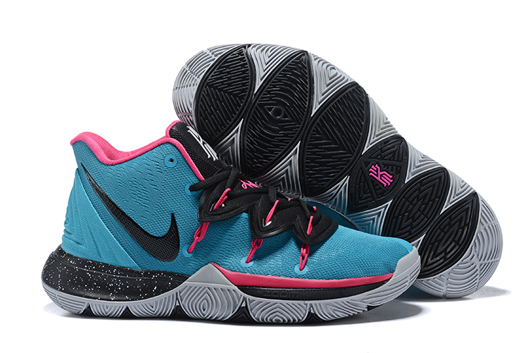 black blue and pink nikes