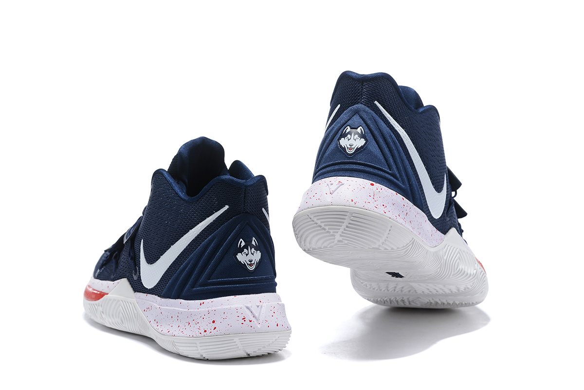 kyrie irving shoes red white and blue
