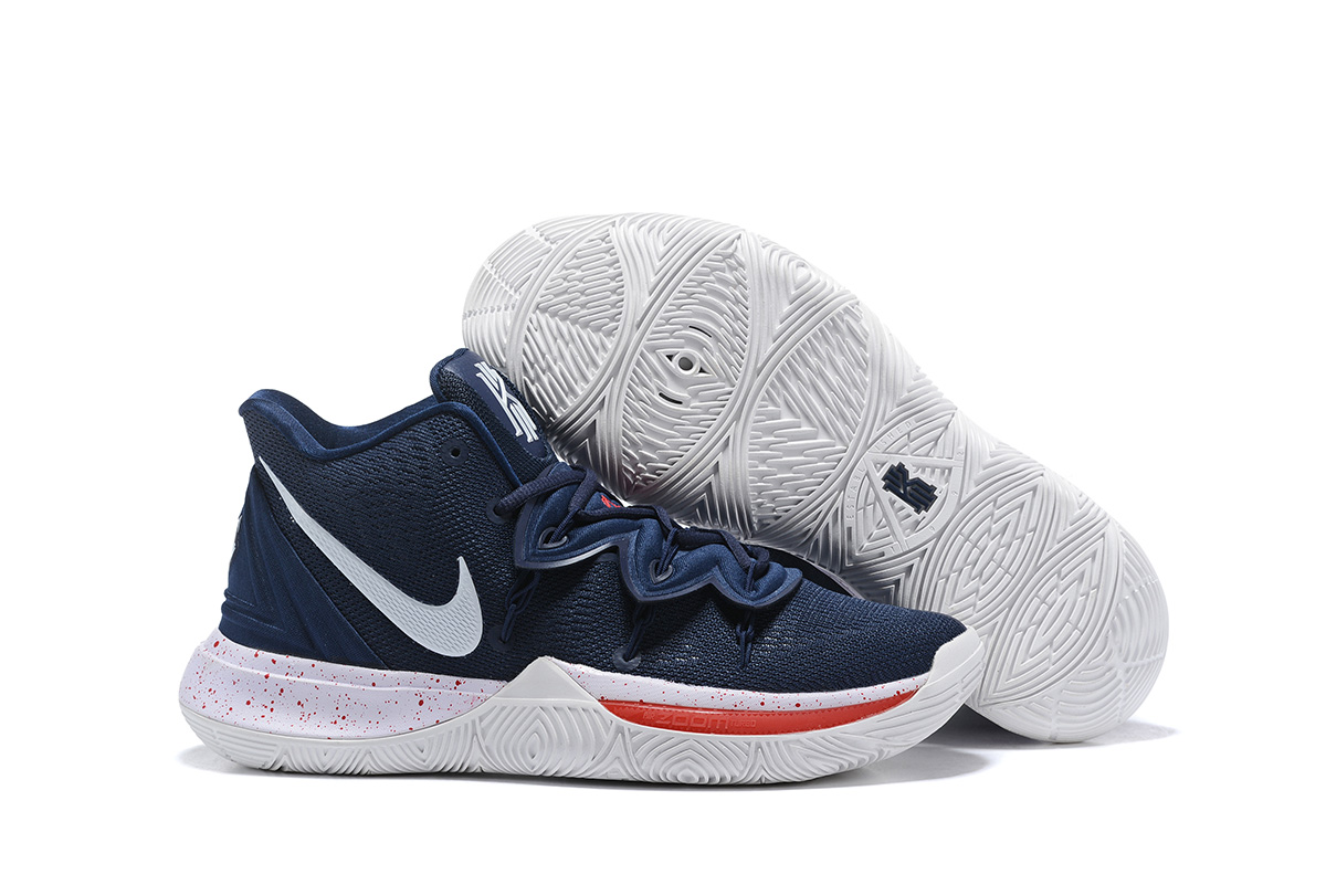 Nike Kyrie 5 Navy Blue/White-Red For 