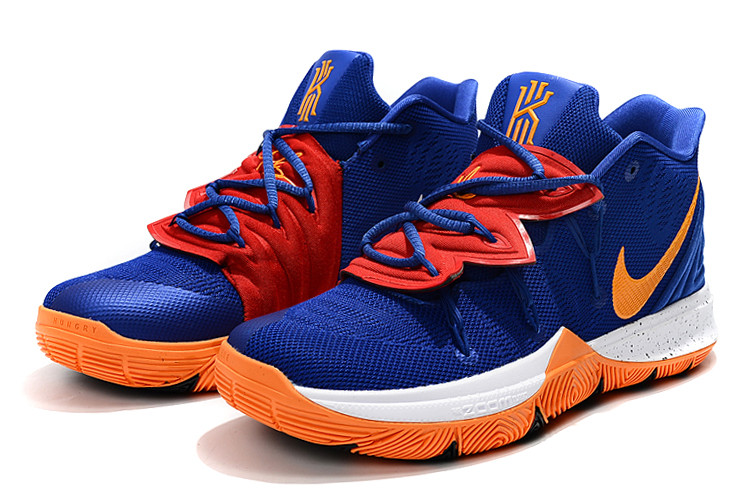 kyrie irving shoes orange and blue