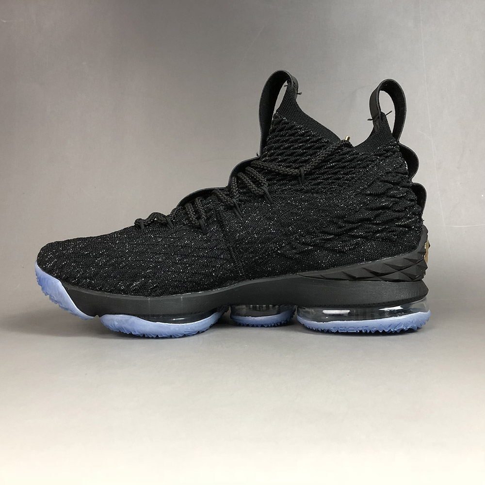 nike lebron 15 black and gold