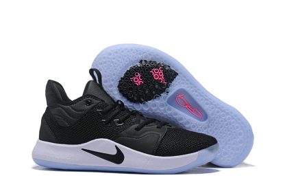 nike pg 3 black white