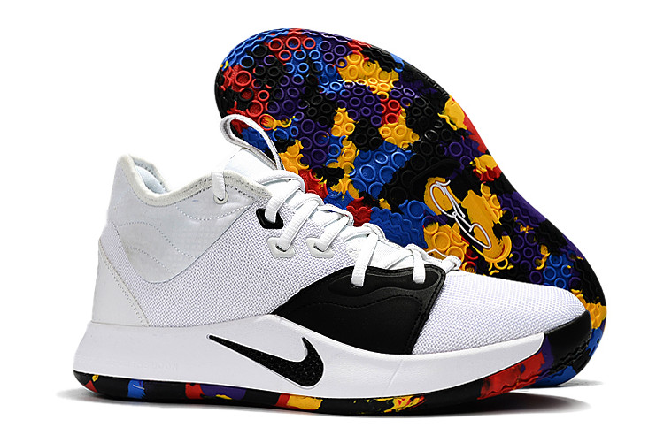 Nike PG 3 “NCAA” White/Multi-Color For 