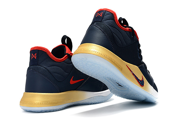 navy and gold nike shoes