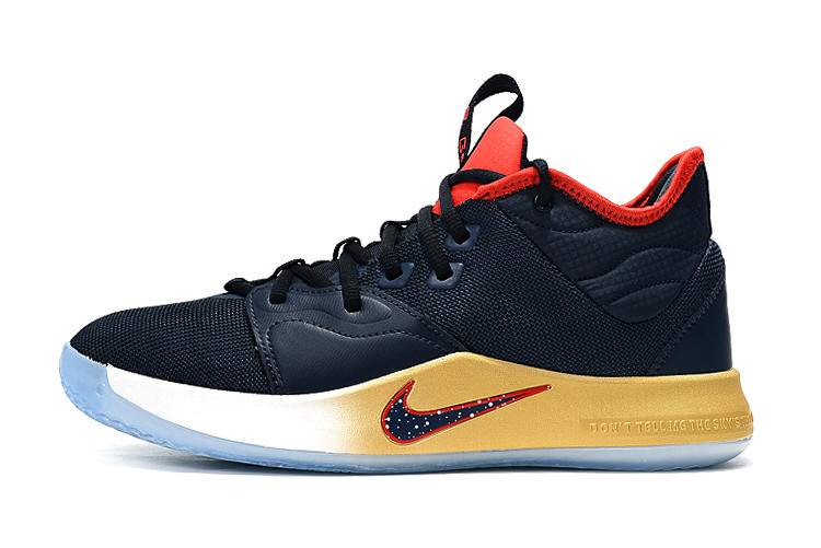 nike pg 13 mens gold