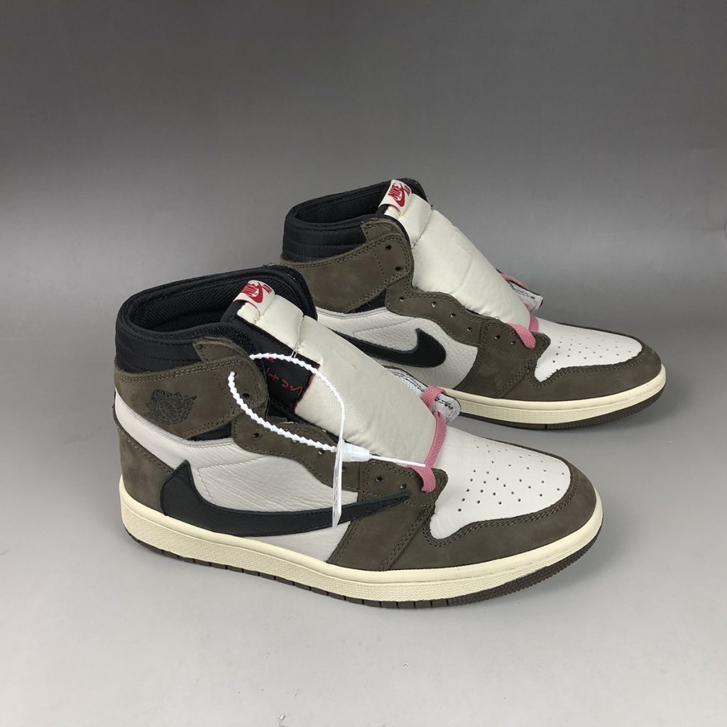 Travis Scott x Air Jordan 1 High OG TS SP Sail/Dark Mocha For Sale â The Sole Line