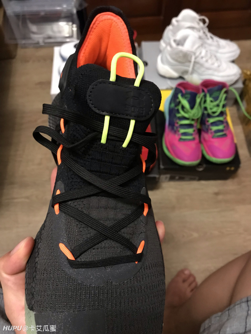 under armour curry 6 orange kids