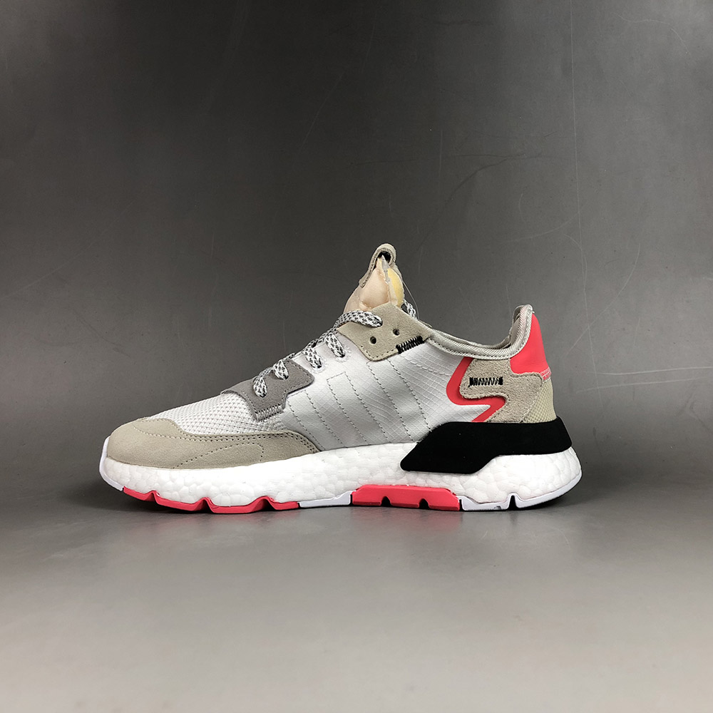 adidas nite jogger grey red