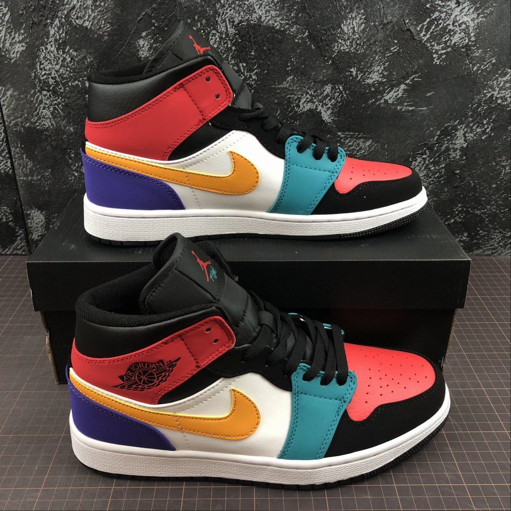 Air Jordan 1 Mid ‘Bred’ MultiColor For Sale The Sole Line