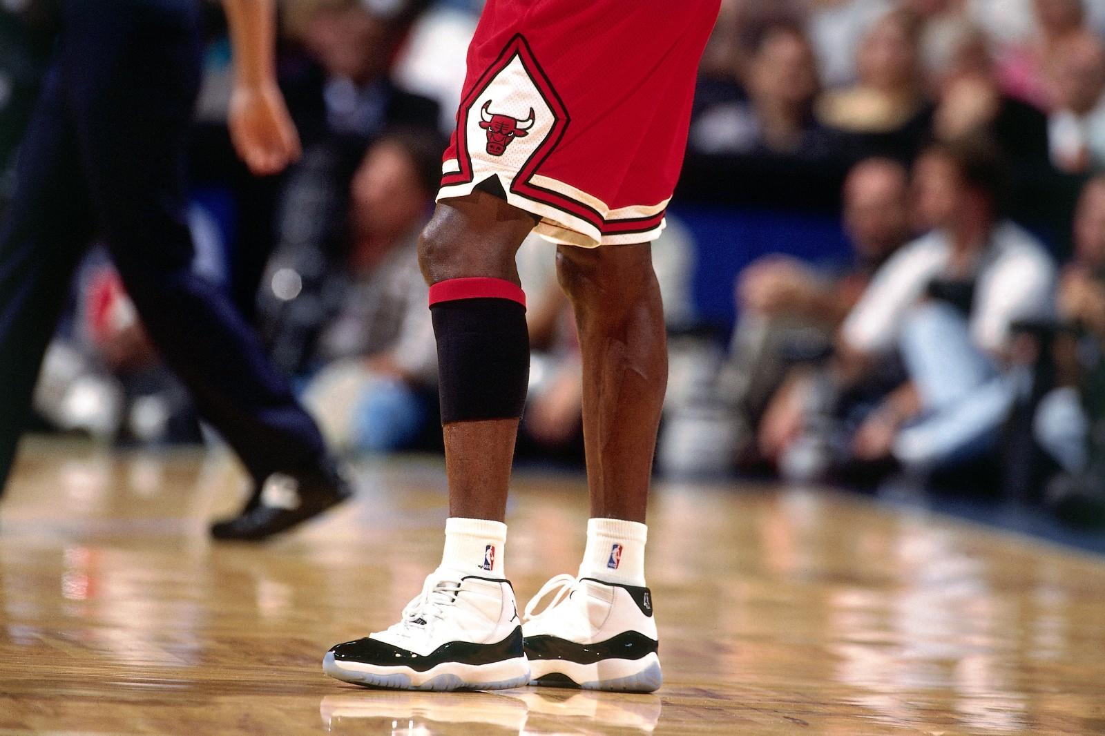 jordan 11 on feet with shorts