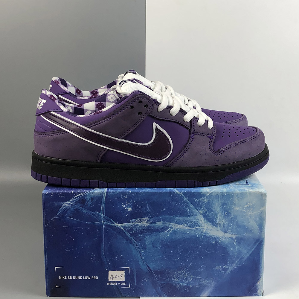 concepts x nike sb dunk low purple lobster