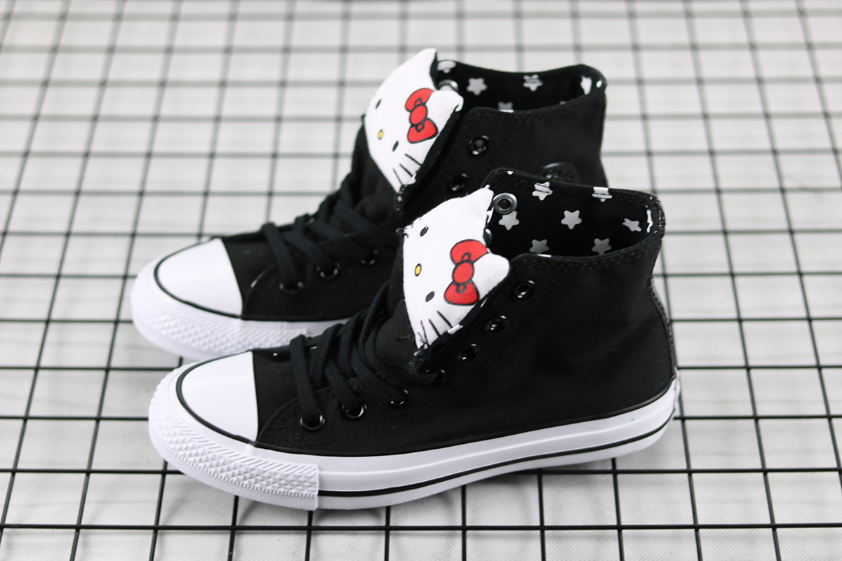 converse x hello kitty chuck taylor white shoes