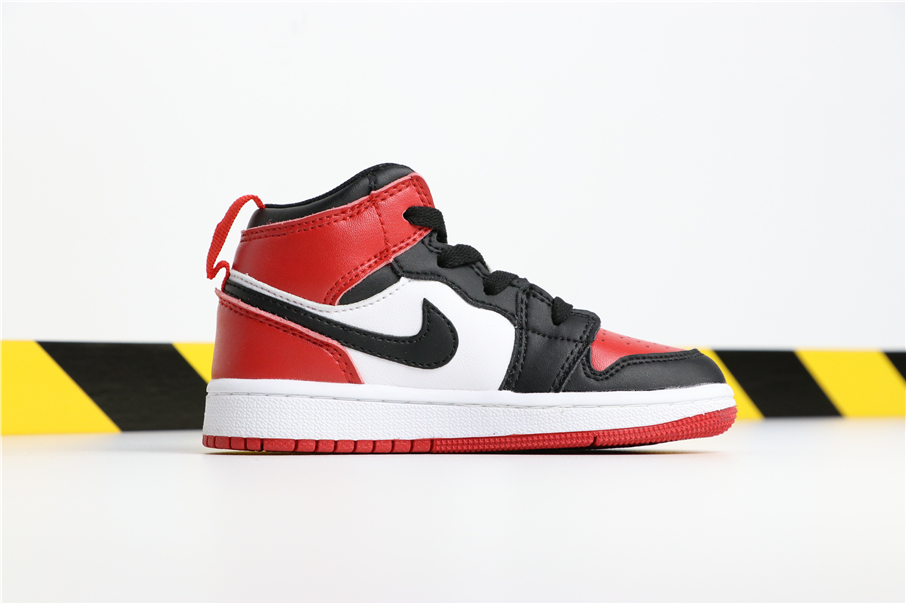 jordan 1 bred toe kids