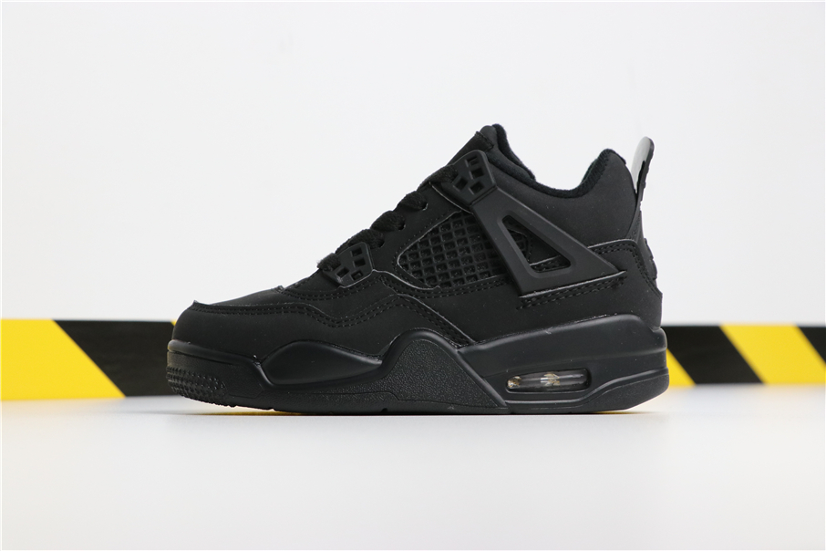 Kid's Air Jordan 4 “Black Cat” For Sale 