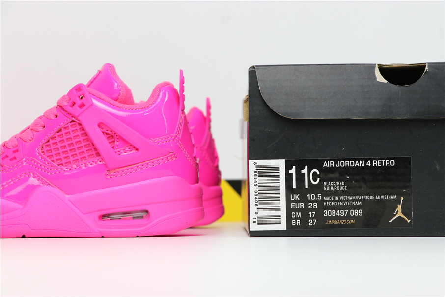 air jordan 4 pink patent