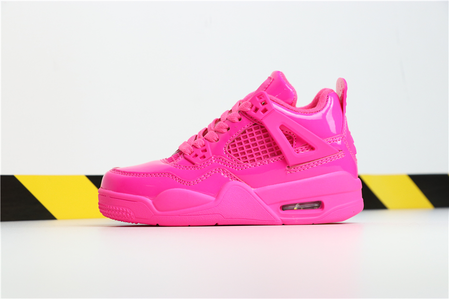 Kid's Air Jordan 4 “Pink Patent” 2019 
