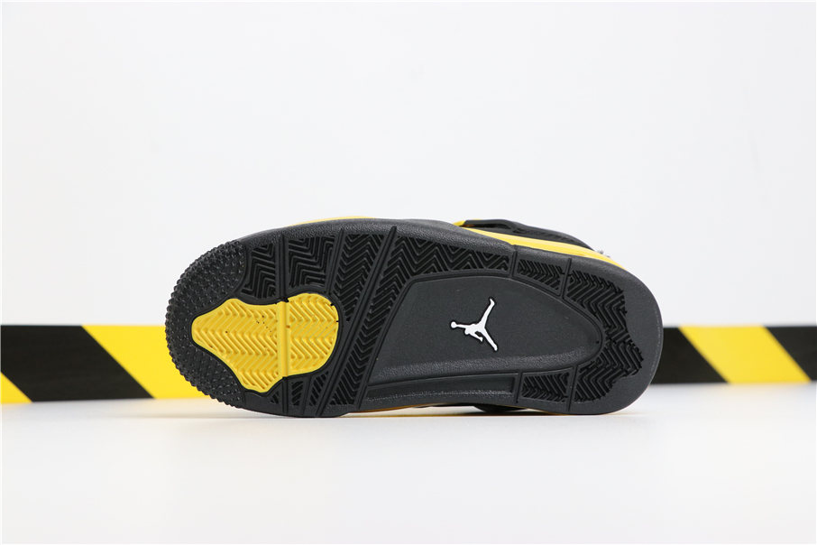 jordan 4 black and yellow