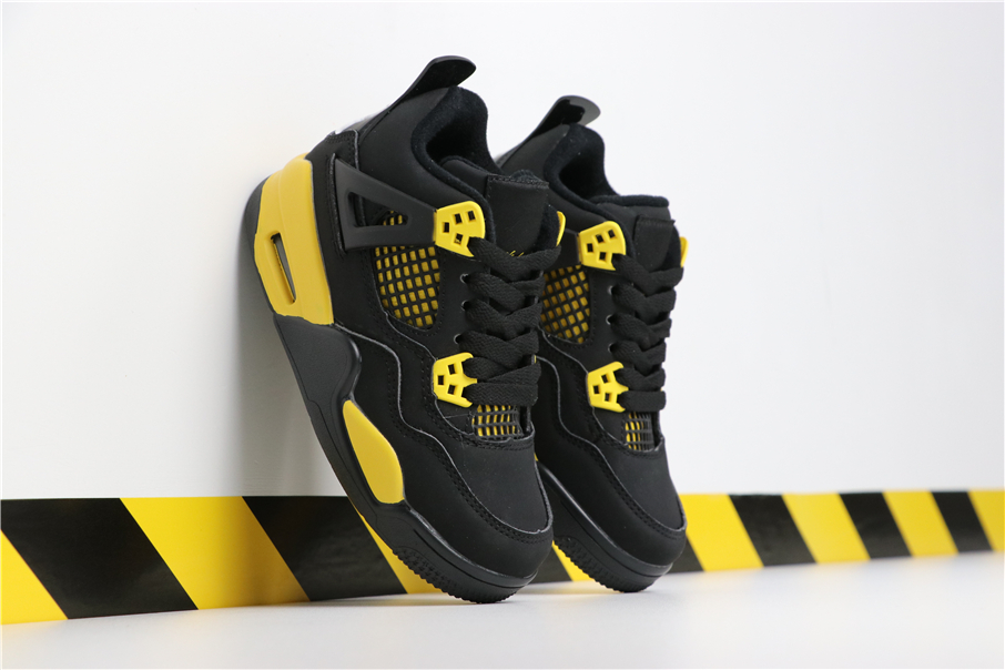 yellow and black jordans kids