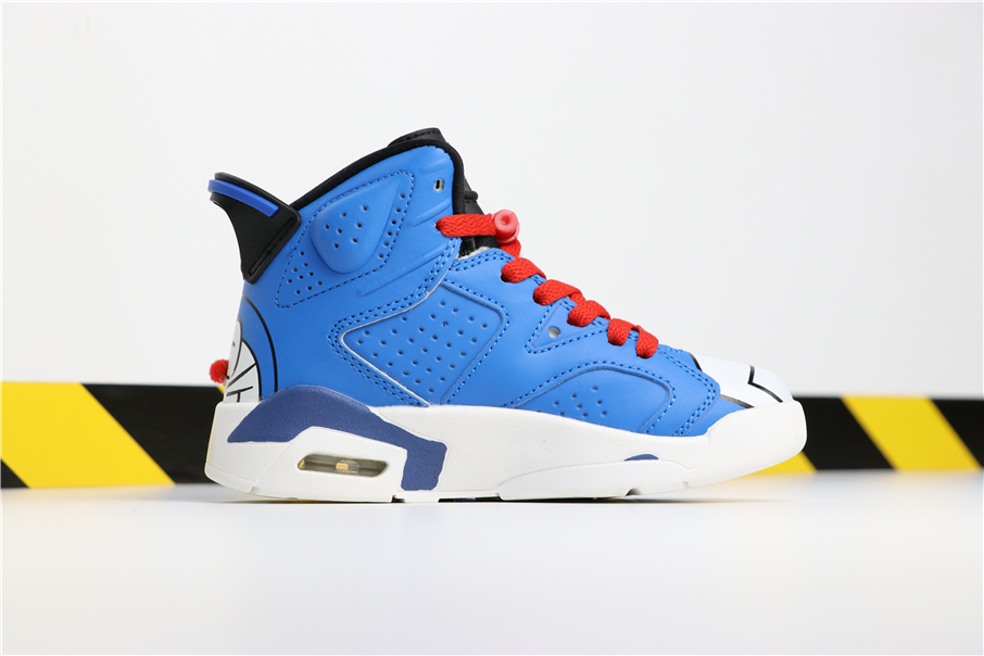 jordan 6 blue and yellow