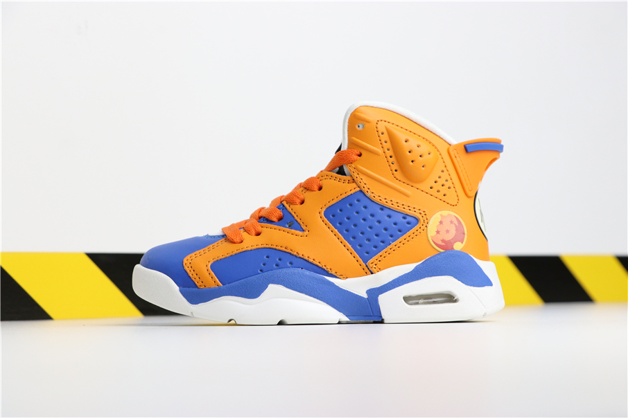 jordan shoes orange and blue