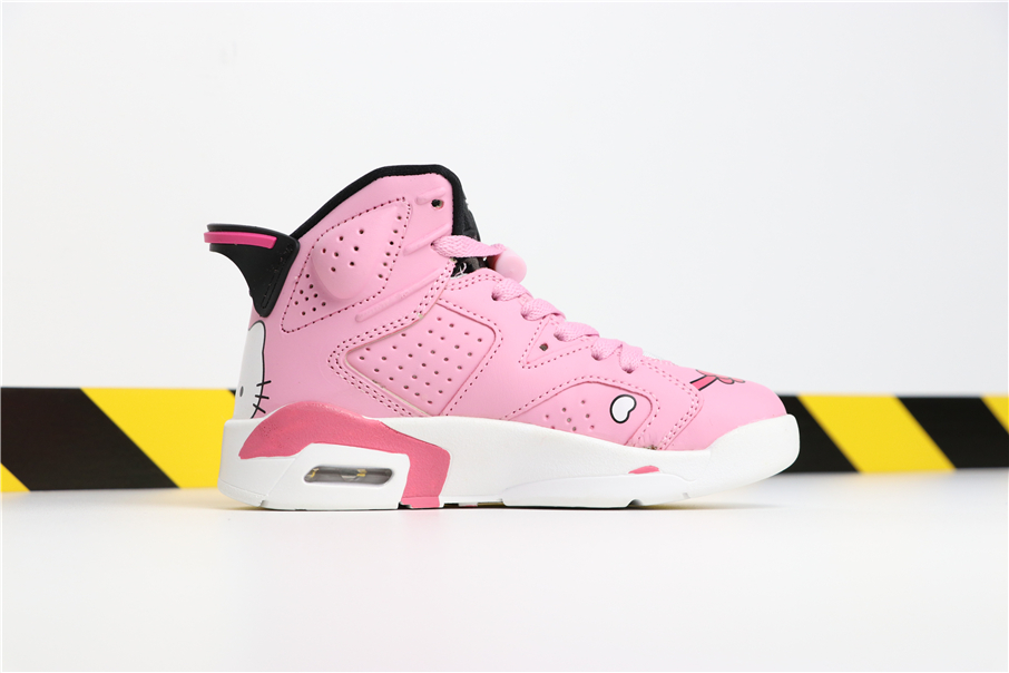 jordan 6 pink and white