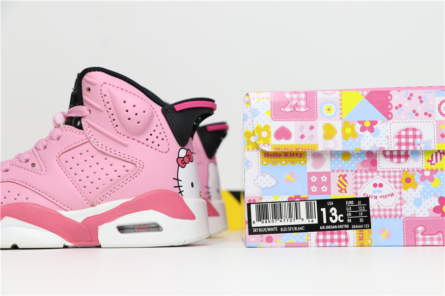 nike air jordan 6 pink