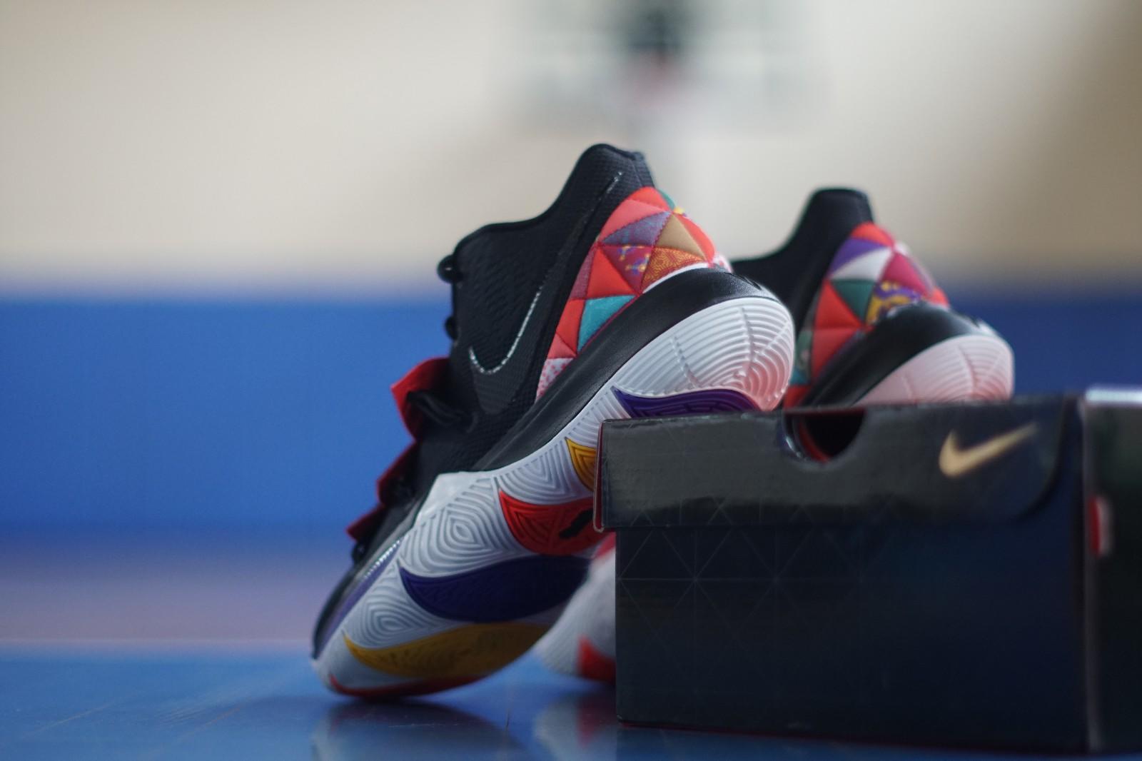 Renarts The Men 's Nike Kyrie 5' Black Magic ' Facebook