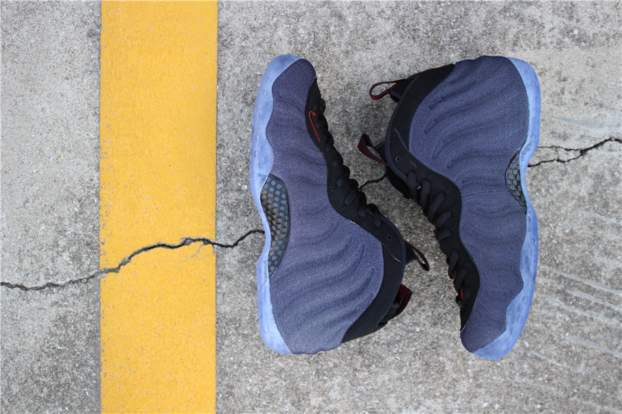 nike foamposite one denim