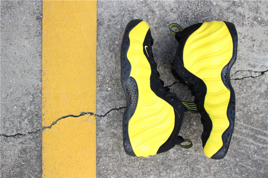 black and yellow foamposite
