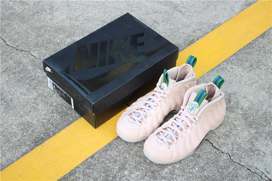 nike air foamposite one particle beige