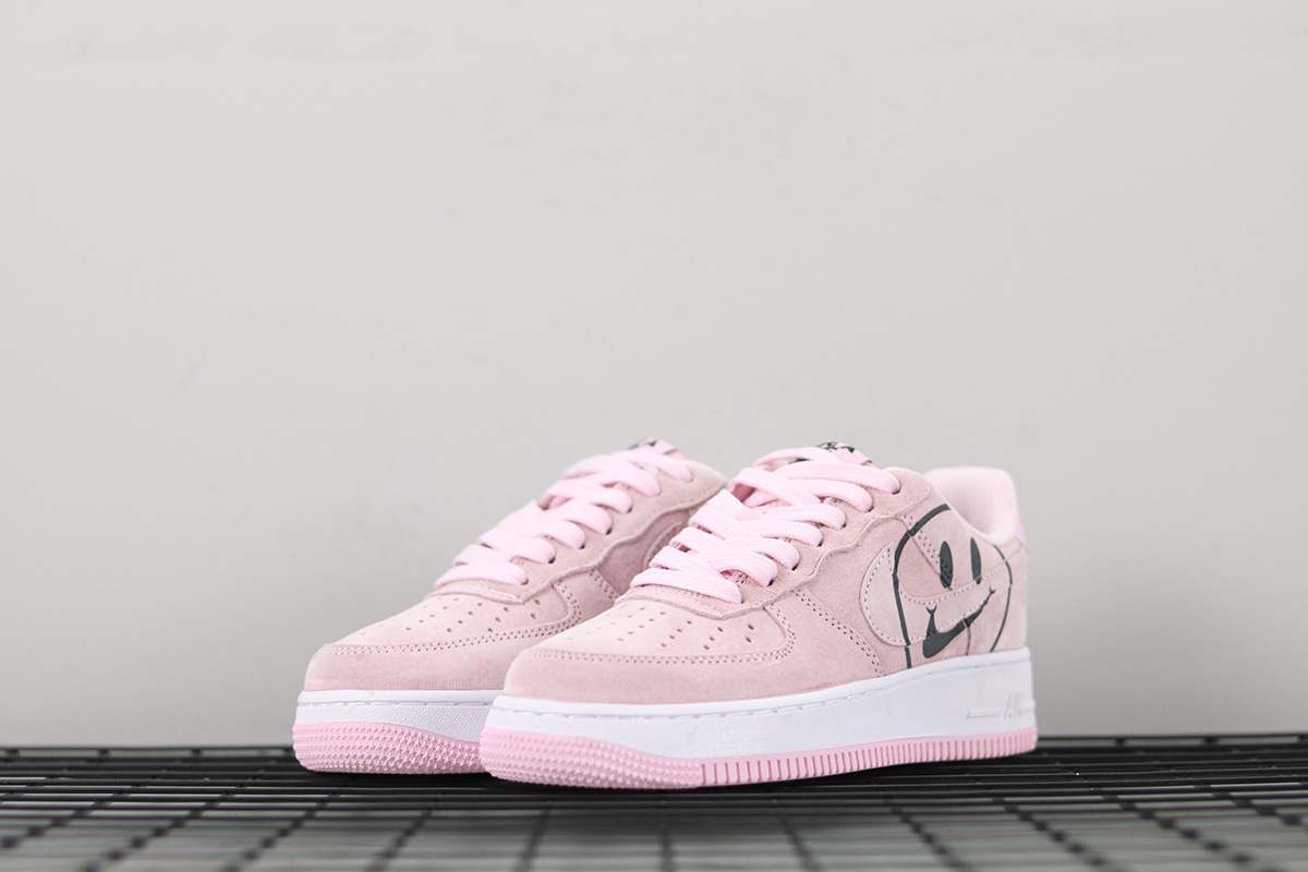 pink air force ones have a nike day