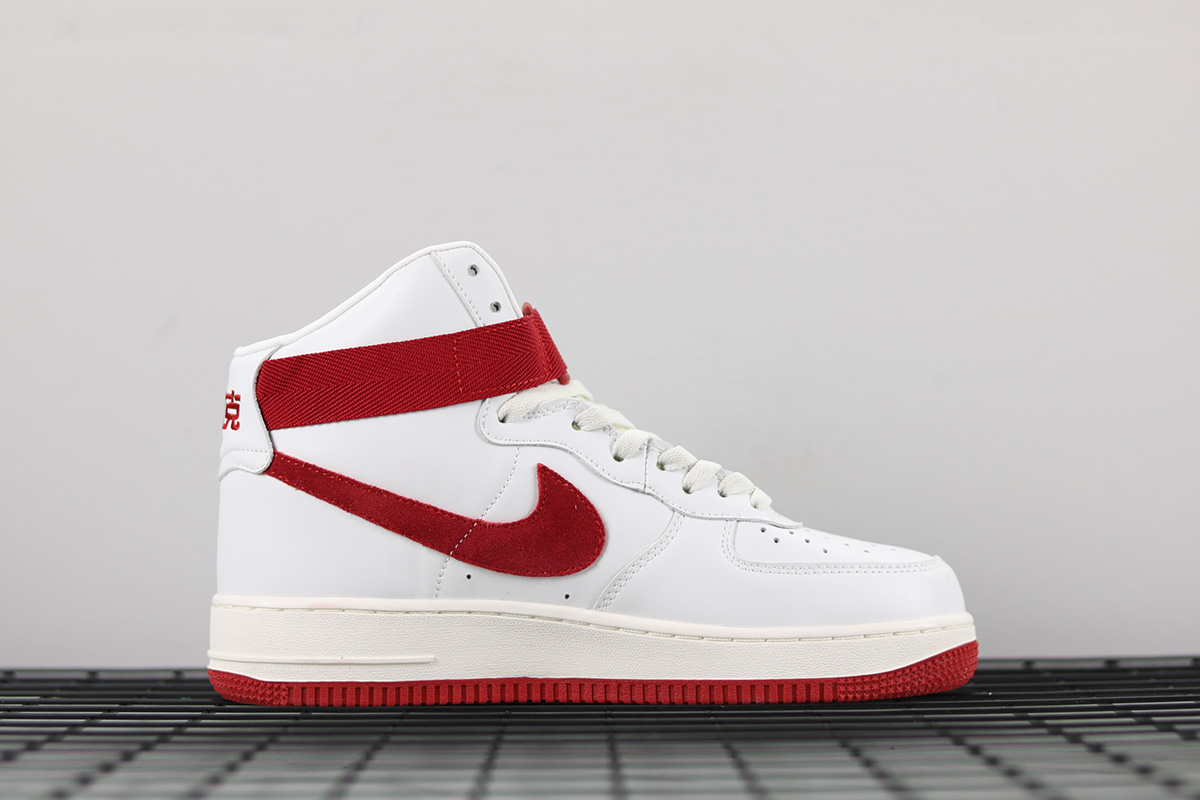 nike air force 1 low retro summit white university red