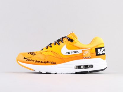 nike air max just do it white orange