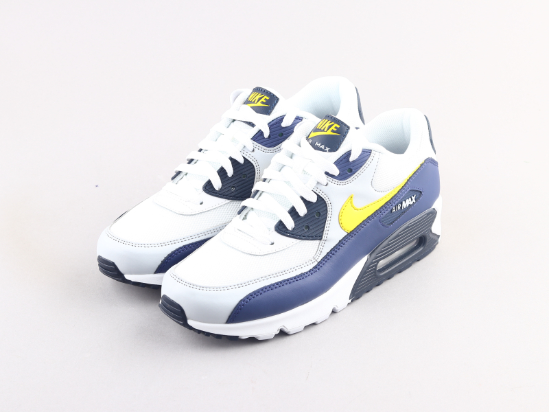 air max 90 white blue yellow