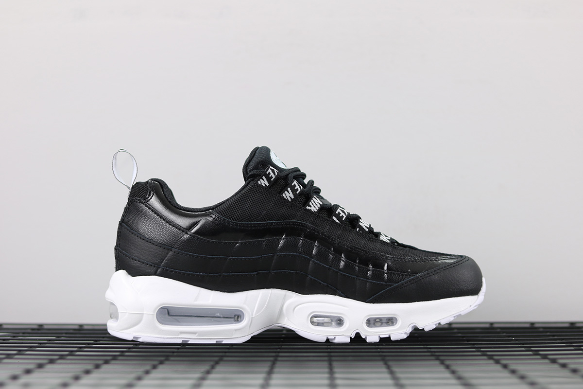 nike air max 95 premium black and white