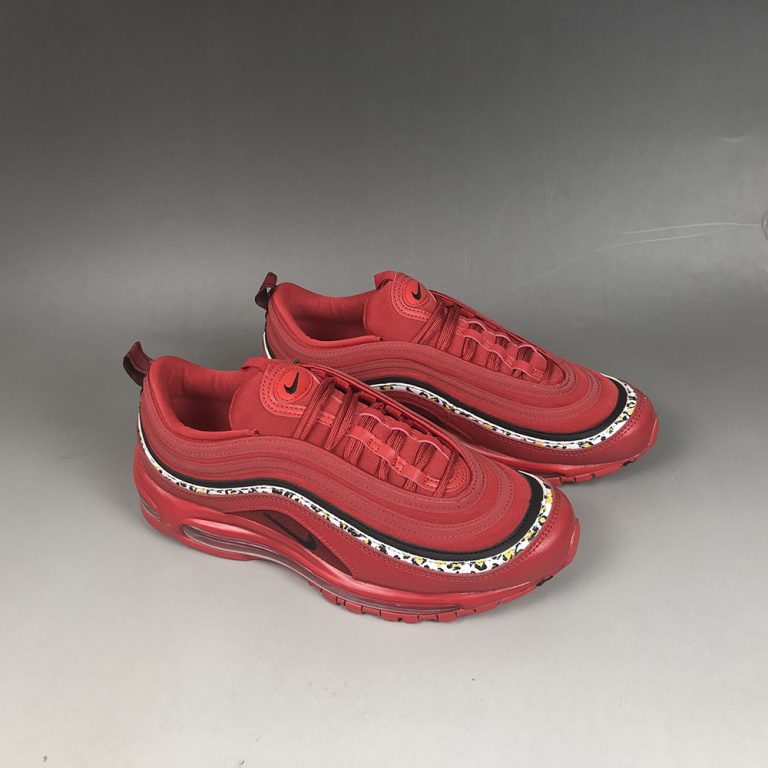red cheetah print air max 97