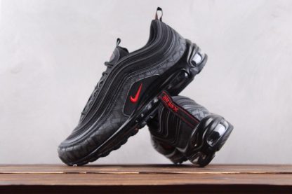 nike air max 97 black and university red