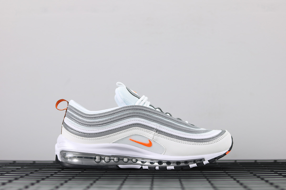 Nike Air Max 97 White/Cone-Metallic Silver – new nike boots in the ...