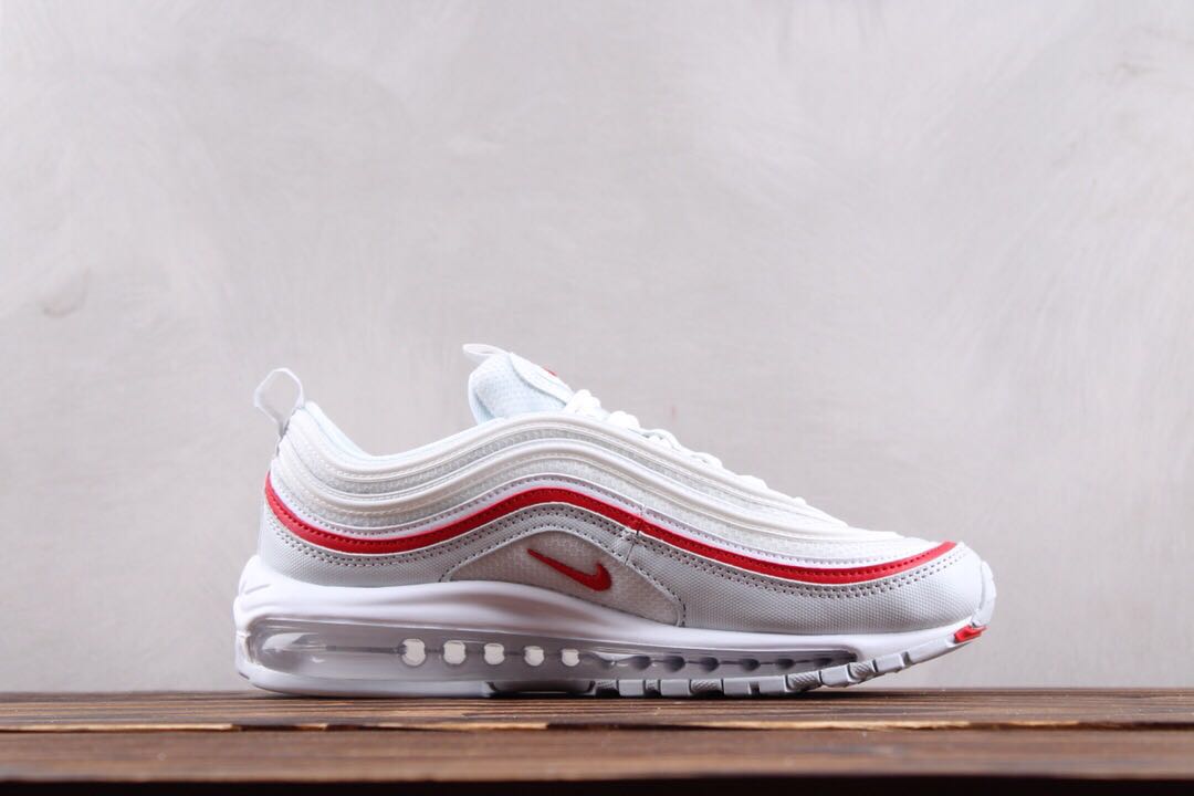 nike air max 97 white red line