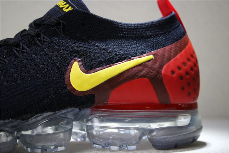 nike vapormax orange and black