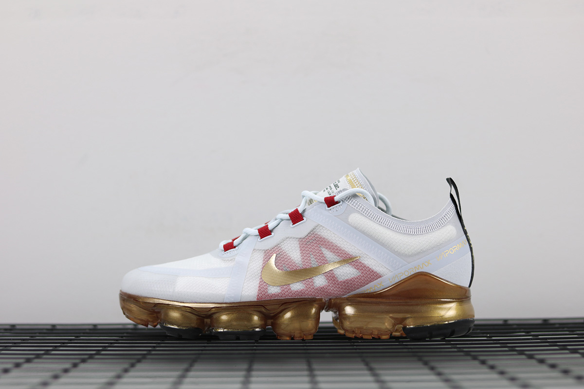 Nike Air VaporMax 2019 “Chinese New Year” Pure Platinum/Metallic Gold-Gym Red – Gtbanklr