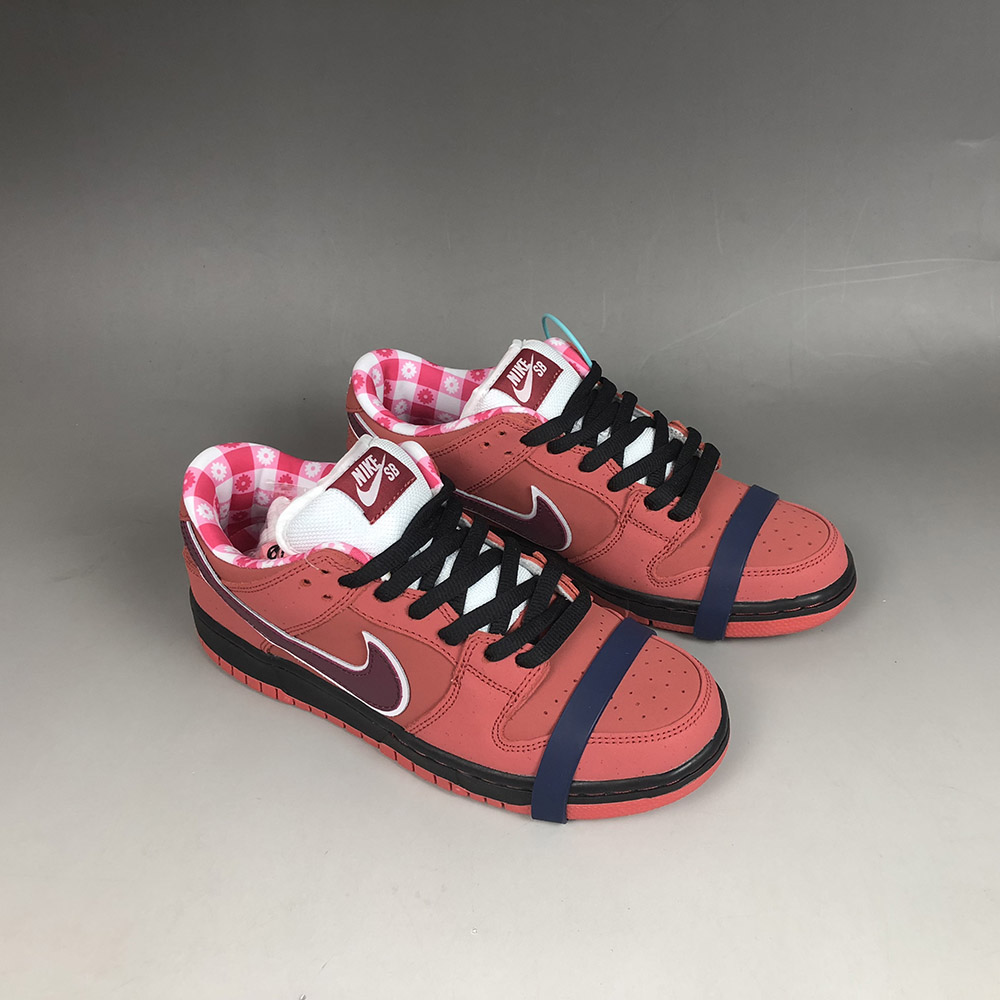 pink and red nike sb