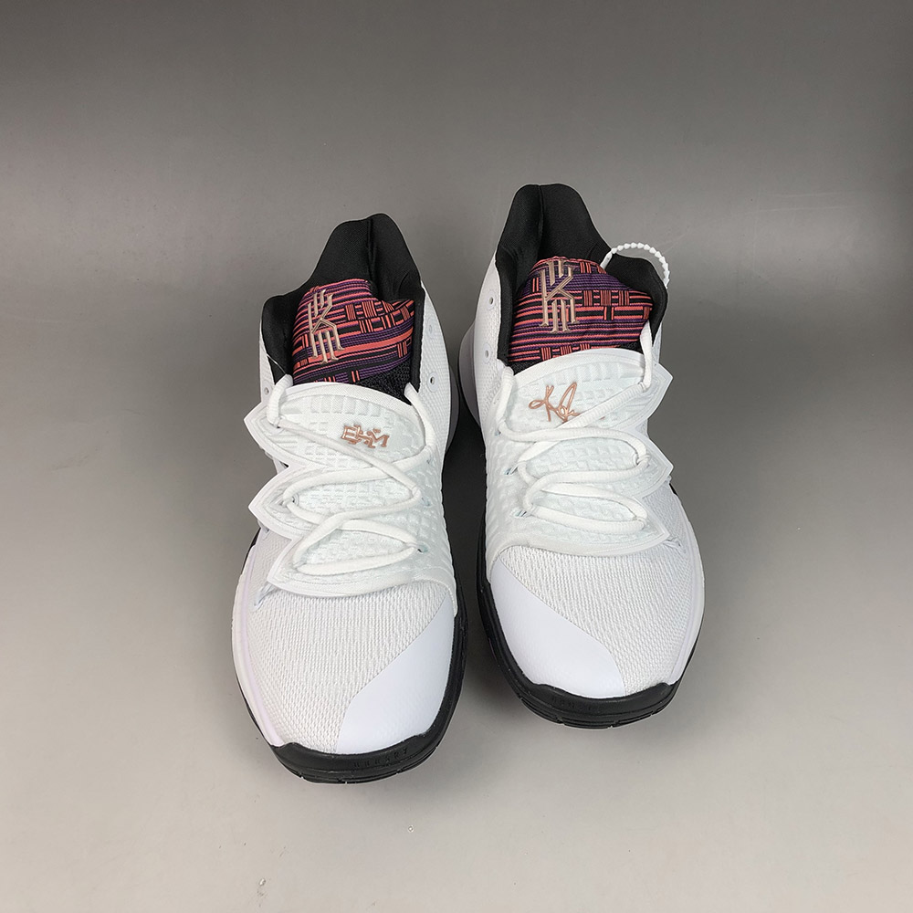 kyrie 5 white metallic red bronze
