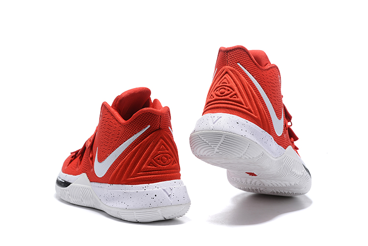 kyrie shoes red and white