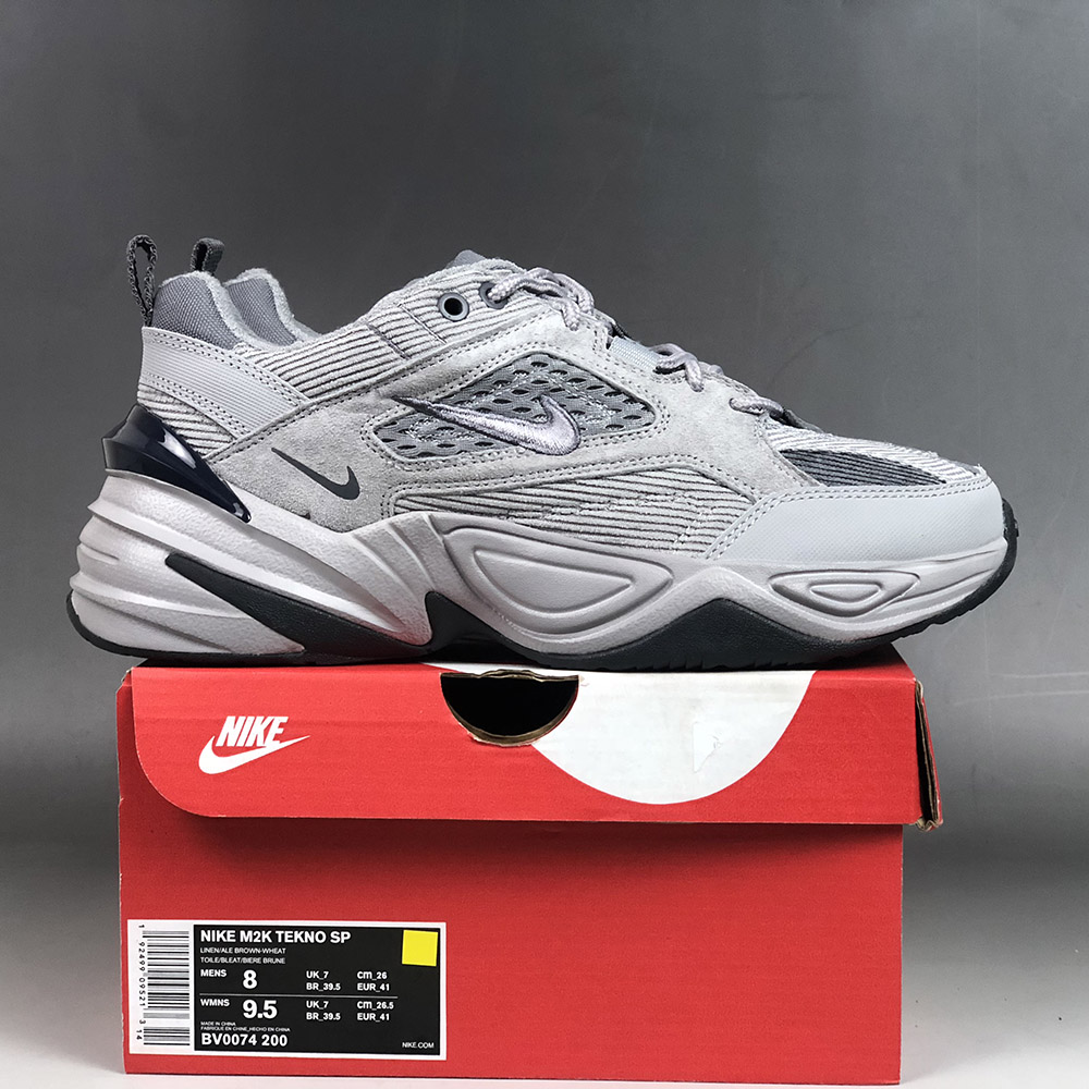 Nike M2K Tekno Atmosphere Grey/Dark Grey-Gunsmoke For Sale – The Sole Line
