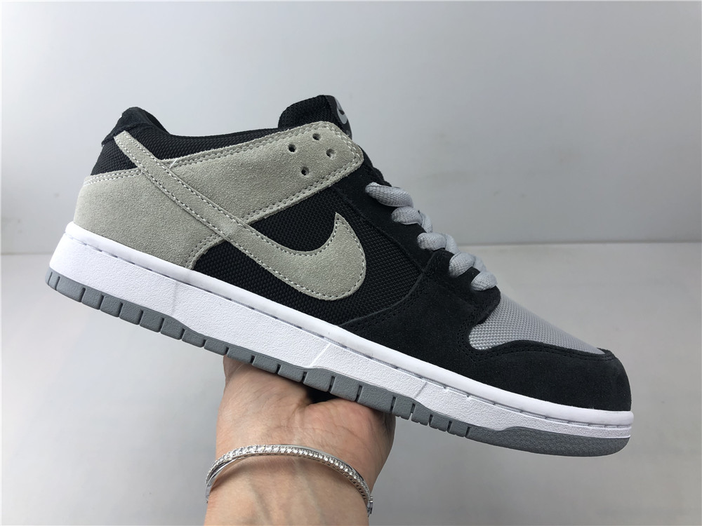 nike sb dunk low pro black wolf grey
