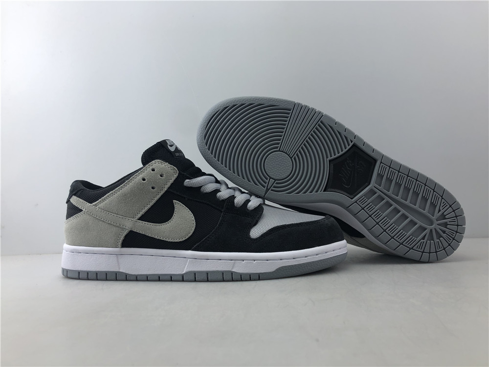 nike low dunk grey and white