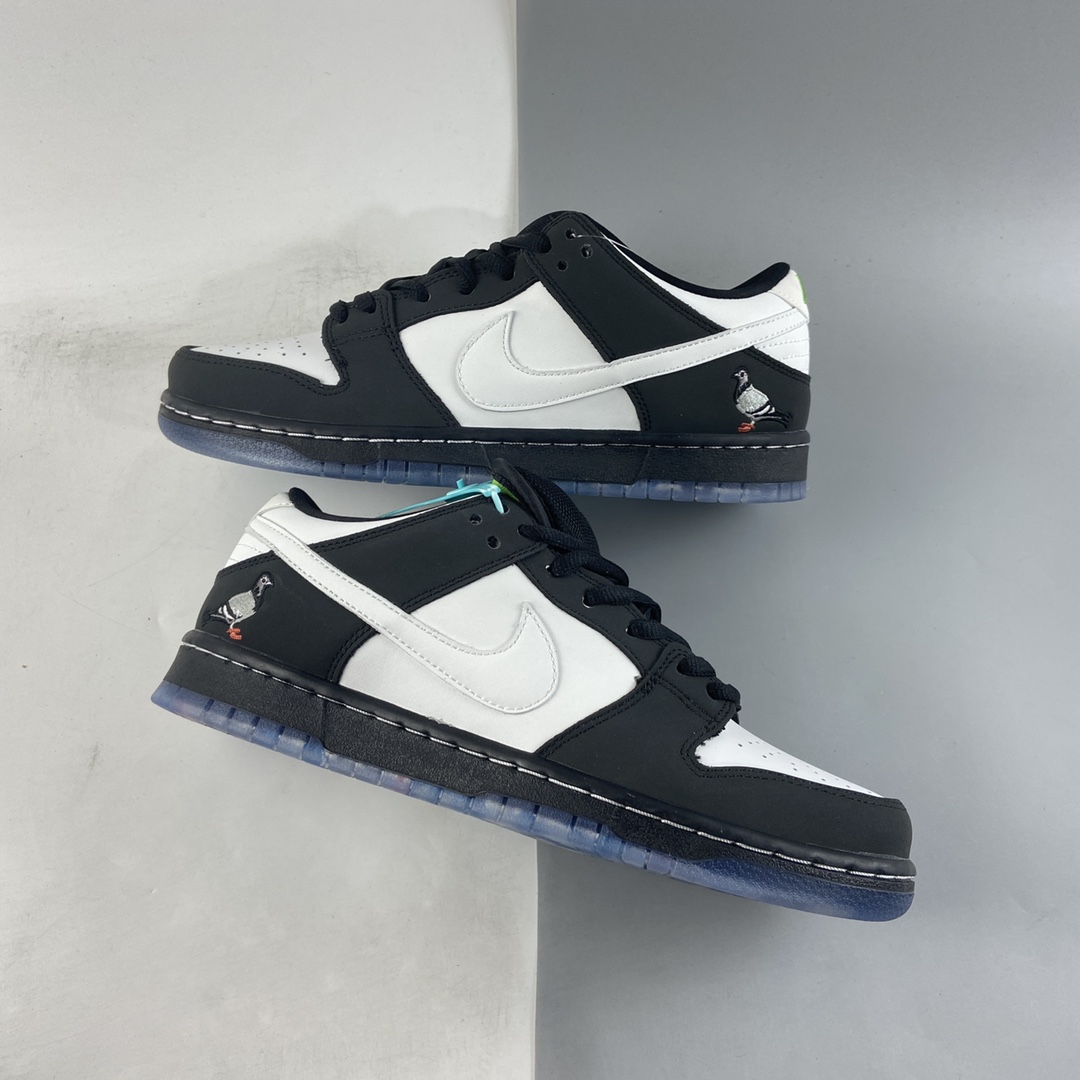 nike dunk black green