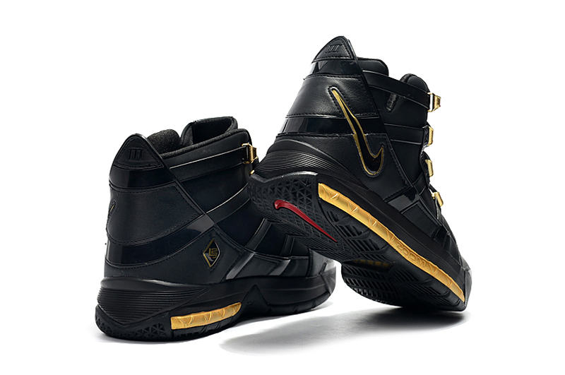 lebron 3 shoes black and gold